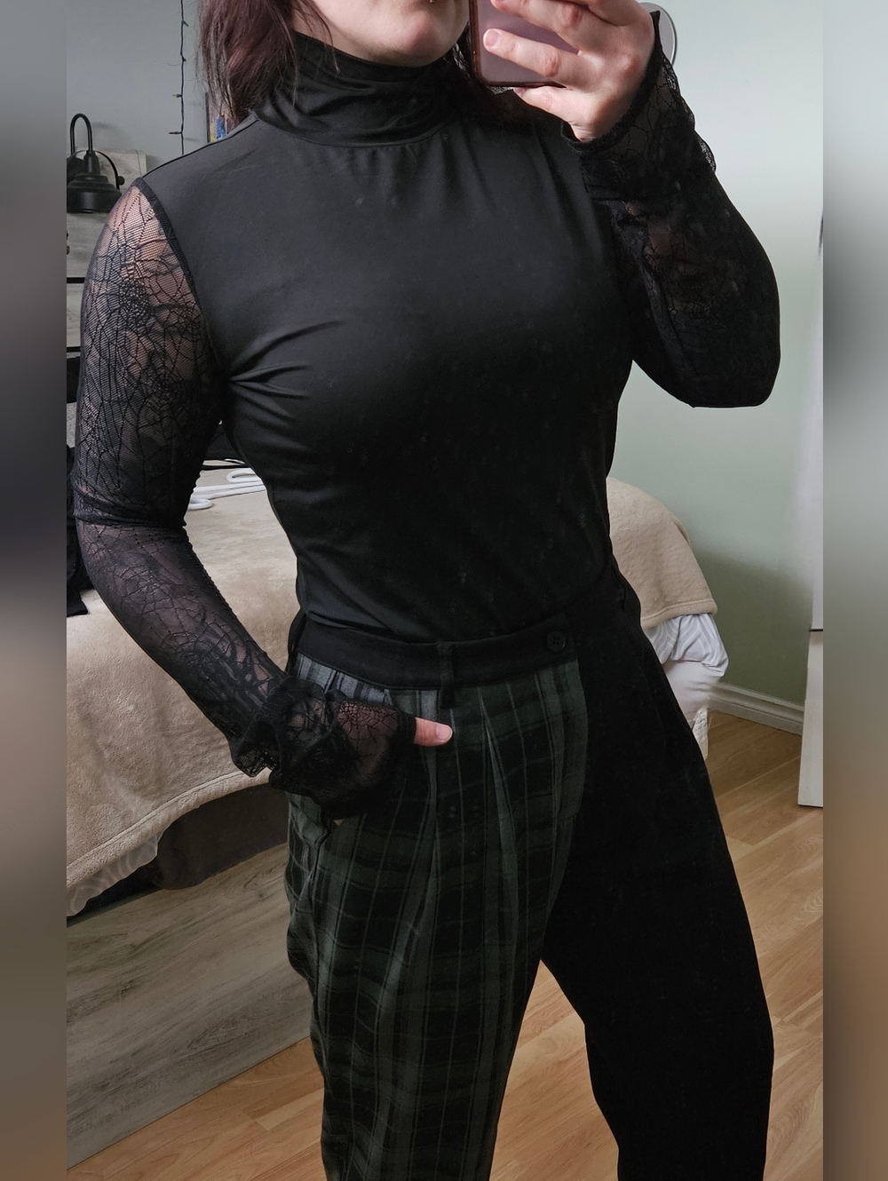 Disturbia Venom Lace bodysuit